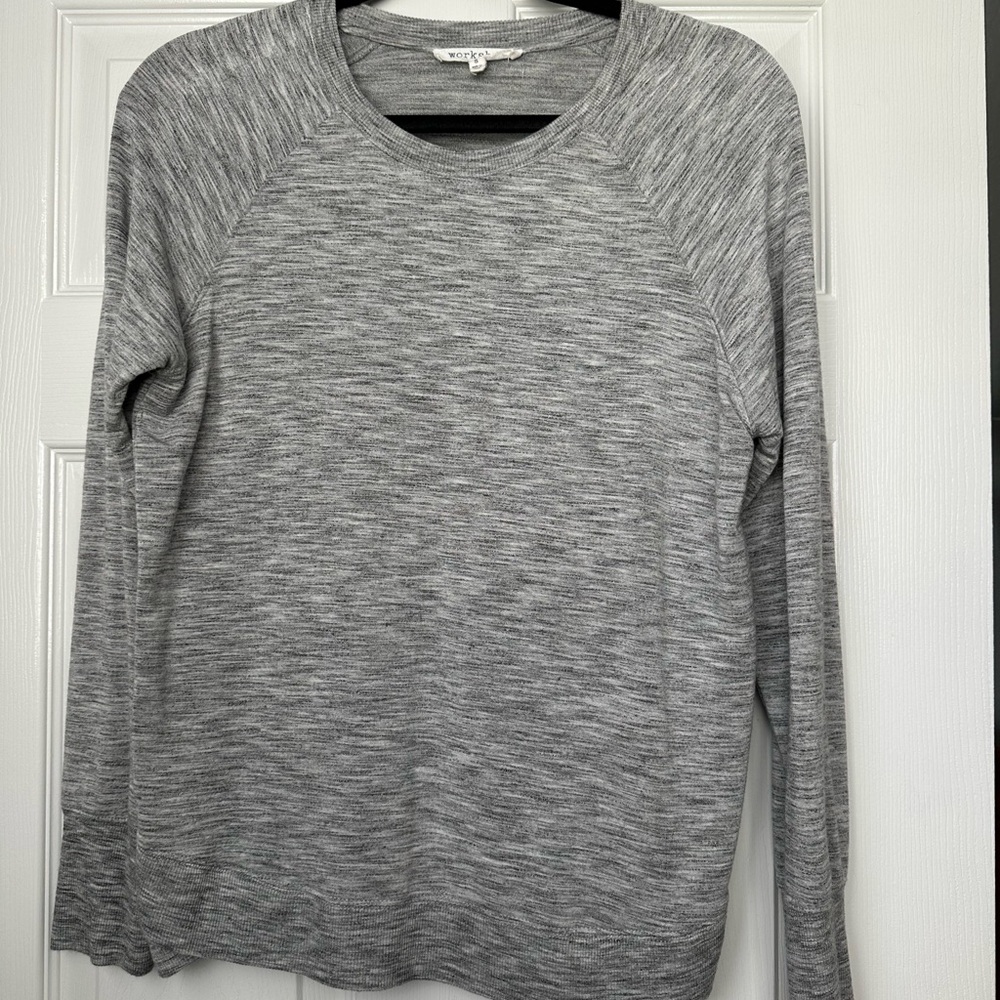 Gray Long Sleeve Sweater
